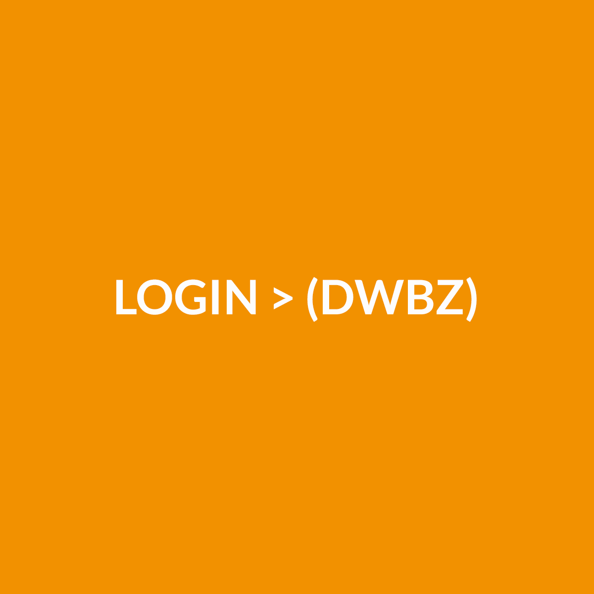 Login DWBZ